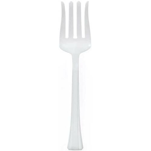Pearl Plastic Salad Heavy Weight Serving Fork 12"