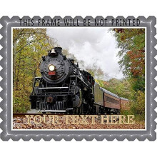 Train (Nr1) - Topper - 7.5" x 10" (1/4 sheet) rectangular