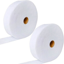 XJ-2 Rolls Jelly Roll Batting Strips 2 1/4 Inch Cotton Blend Fleece Batting on Roll Total 70 Yards for Jelly Roll Rugs, Throw Rugs (YJD)