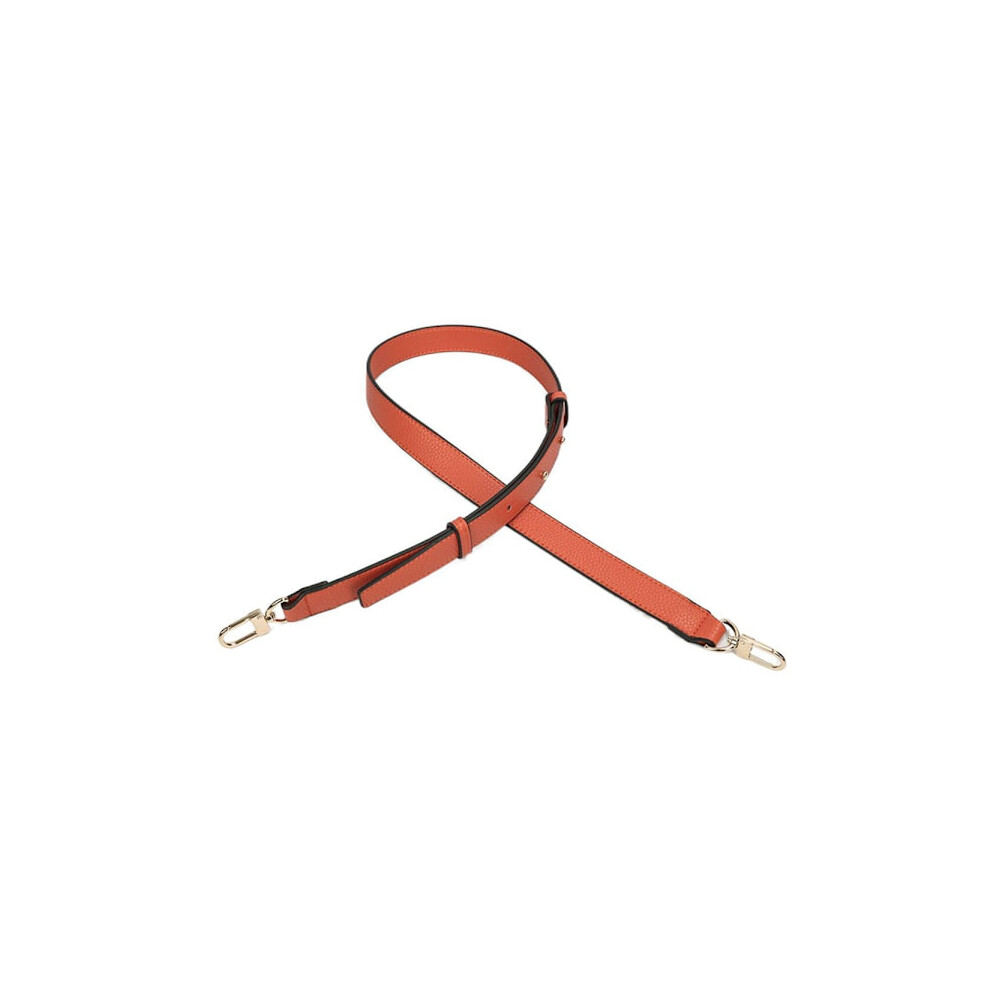 Genuine Leather Handbag Shoulder Strap Crossbody Strap Orange Orange 9448990304677