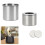 Desk Fireplace Bioethanol Combustion Chamber Set Fire Firepit Accessories 5