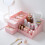 Home Container Cosmetics Case Office storage box white 28*4*17*13cm 1
