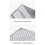 Home Container Cosmetics Case Office storage box white 28*4*17*13cm 8