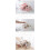 Home Container Cosmetics Case Office storage box white 28*4*17*13cm 6