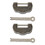 2pcs Antique Decorative Lock Retro Box Lock Suitcase Decor Latches with Keys 1