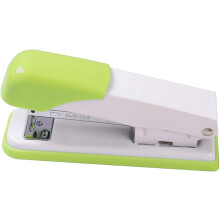 No. 12 Medium-Sized Stapler, Office Student Stationery, Color Binding Machine, Metal Portable, Labor-Saving Stapler, Green
