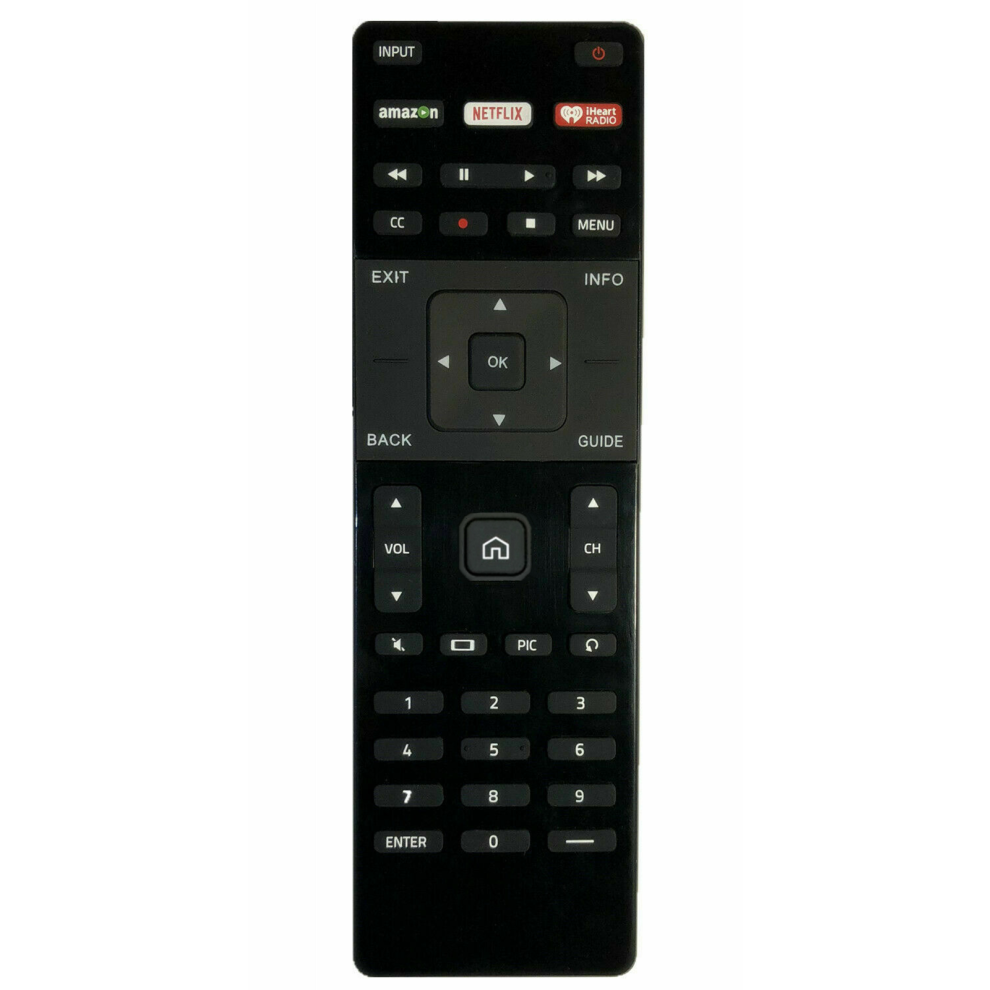 Xrt122 For Smart Tv Vizio Remote Control W Amazon Netflix Iheart Radio App Key 9450273678009