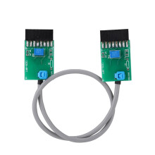 Nikou Cable de Conector de repetidor de Cable de relé de Radio bidireccional Adecuado para Walkie Talkie TX/RX-2
