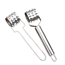 Meat Tenderizer Set with Sharp Rotating Blades and Ergonomic Stainless Steel Handle for Steak and Pork