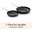 Hard-Anodized Nonstick 8" and 10" Frying Pan Set 6