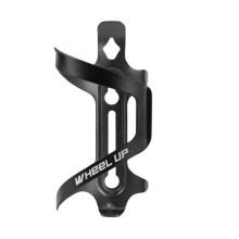 Lightweight Universal Bike Bottle Cage Compatible with Mountain, Road & Folding Bikes - Single Side Black