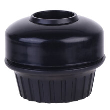 Mizh Invisible Bell Mountain Bike Bell Simple Rotate Stylish Bike Riding Horn Compatible for 22.2MM Diameter Handlebar (Black Style)