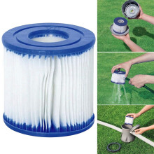 Summer Waves P57100102 Swimming Pool Pump Filter Cartri dge, Type D Pool Filter,Swimming Pool Filter Outdoor Cleaning Tool