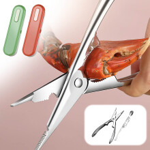 Jacenvly Clearance Living Room Decor Stainless Steel Crab Eating Detachable Combination Set Crab Eating Tools Fall Decorations