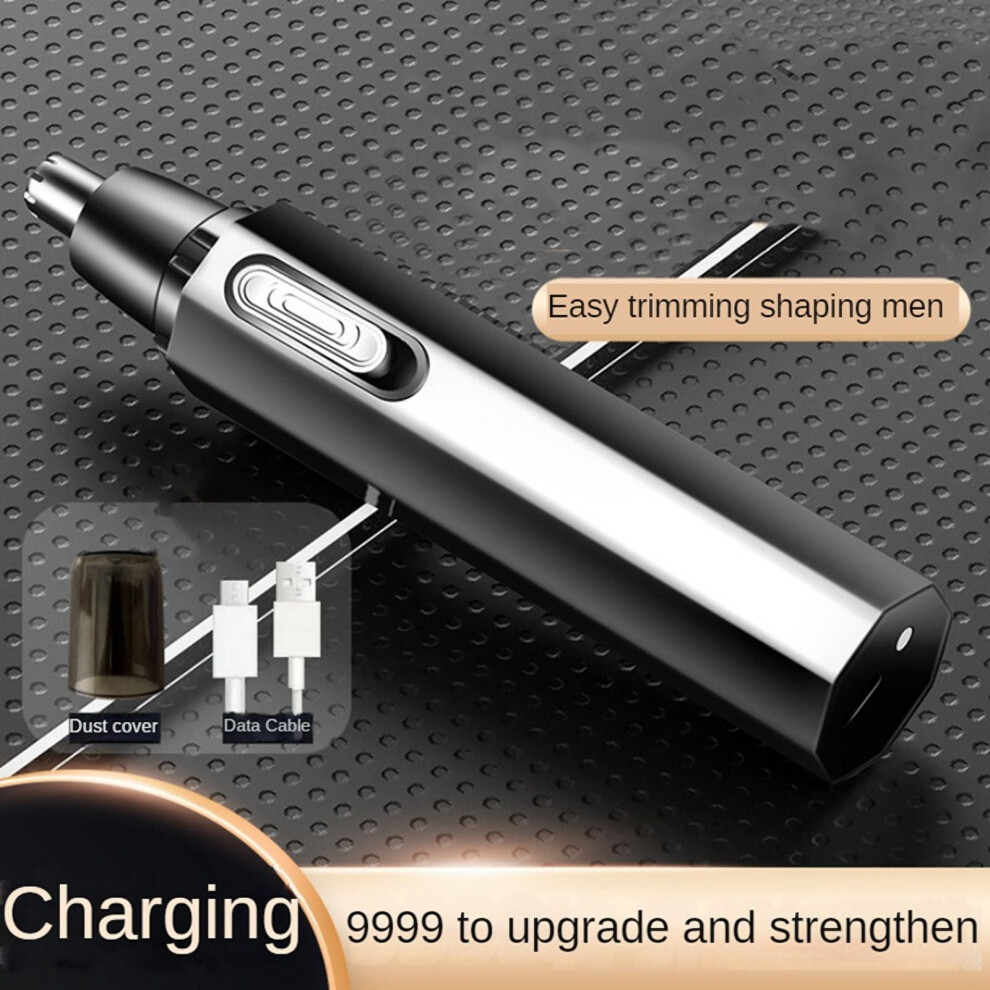Nose Hair Trimmer for Men USB Rechargeable Ear Nose Hair Trimmer Professional Trimming Tool Electric Nose Hair Trimmer-A