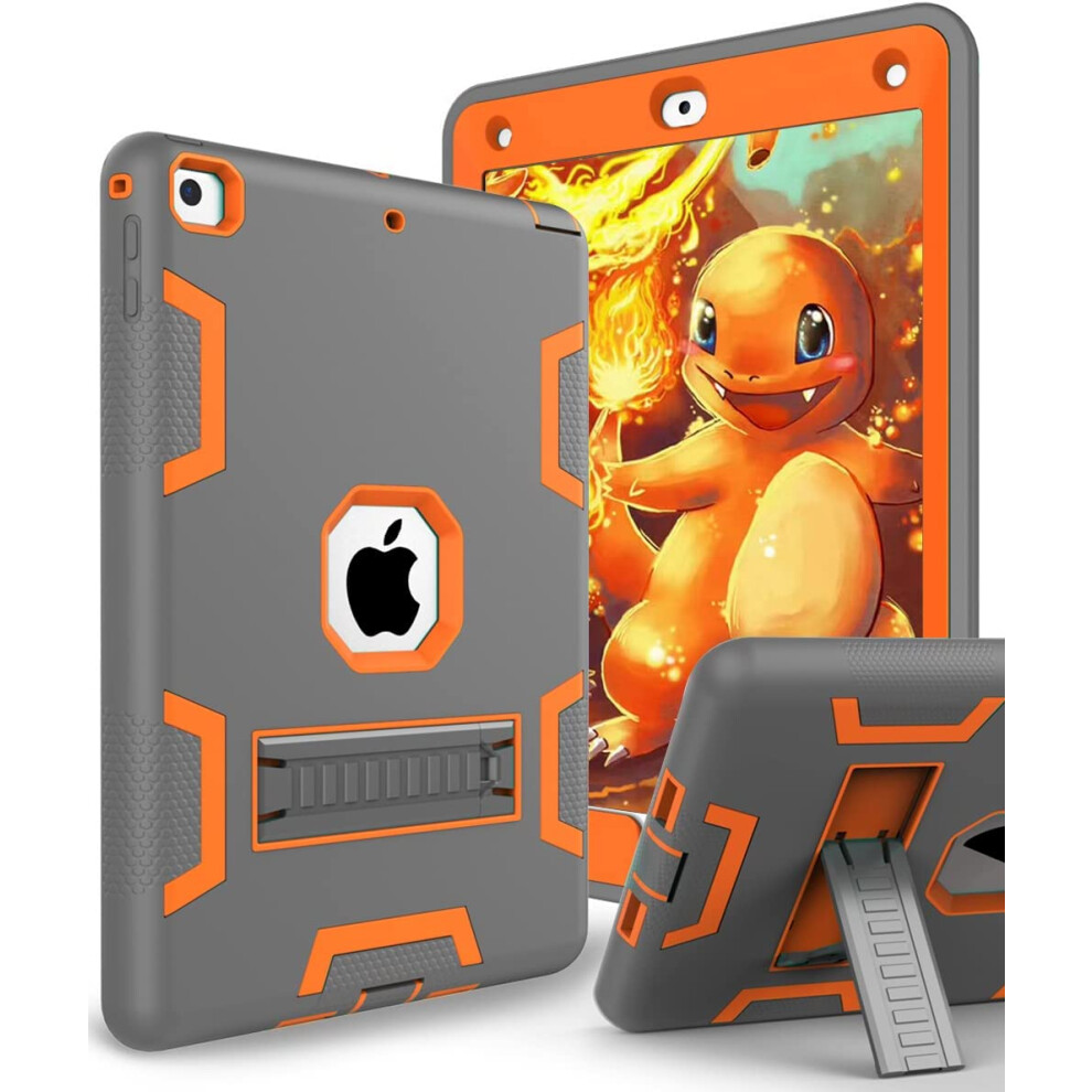Case For New Compatible With Ipad 9.7 2018,Compatible With Ipad 6Th/5Th Generation Case,Three Layer Shockproof Defender Protective Case Cover 9402001853851