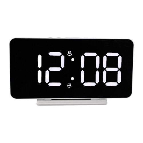 Multifunctional LED Display Digital Alarm Clock Modern Temperature Clock