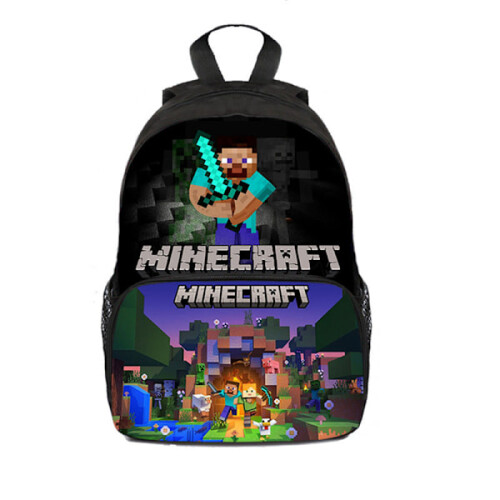 Minecraft Backpack for Kids School Bag Backpack Character Bag B