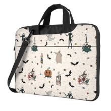 Laptop Sleeve 13" The Nightmare Before Christmas Computer Case Notebook Sleeve PC Messenger Bag Tablet Case Neoprene Handle Sleeve