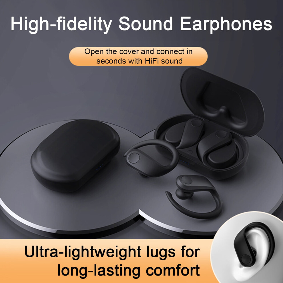 Susuchens Wireless Ear Clip Headphones High-Fidelity Sound Comfortable Fit Sports Headset With Mic Bluetooth-Compatible 5.3 Earbuds Skin 9558633670288