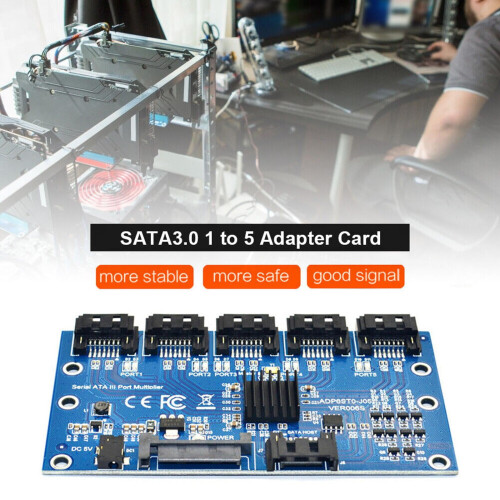 GUYUTING SATA 7PIN Interface Card Spread Spectrum Clocking, Supports ATAPI Drives, Power Saving Mode 2