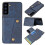 Compatible with Samsung Galaxy S21 FE - Practical Case with Card Holder Grey 3