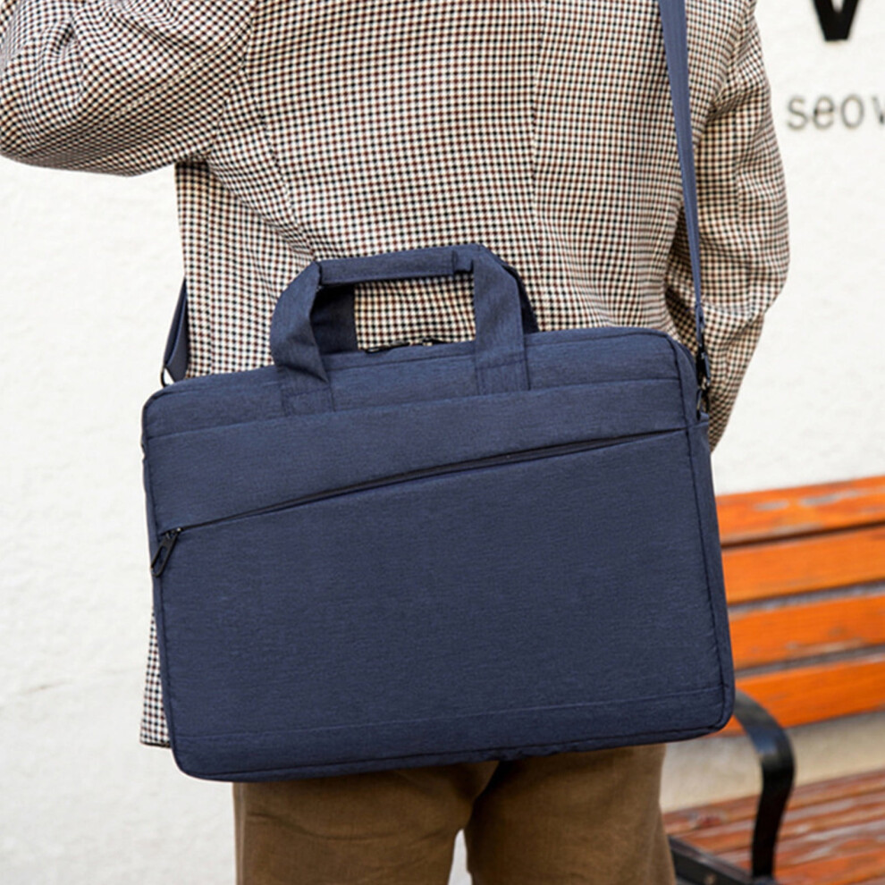 Laptop Shoulder Bag, 15.6-Inch, Sleek Water-Repellent Fabric, Lightweight, Business Casual Or School, Christmas Gift 9418476288029