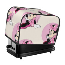 Minnie Mouse Toaster Cover 2 Slice, Bread Dust Cover & Fingerprint Protection-Polyester, Kitchen Small Appliance Covers