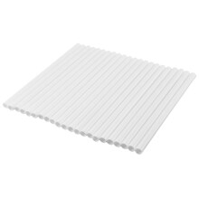 Qtmnekly White Cake Dowel Rods for Tiered Cake Construction and Stacking Supporting Cake Round Dowels Straws 9.5 Inch 22 PCS