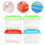 Eease 5pcs Small Clear Plastic Fish Bowls for Small Creatures and Reptiles 5