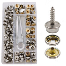 150 pcs navy boat canopy snap buttons, metal snap button for boat canopy
