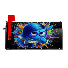 Inside Out Magnetic Mailbox Cover Garden Yard Home Decor For Outside, Decorative Outdoor Post Letter Box Wrap Decor Mail Wraps, 21x18 In