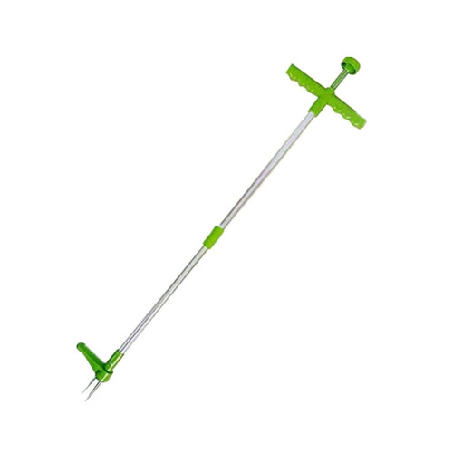 Stand Up Weed Puller with Long Handle 3 Claws, Ergonomic Garden Root Removal Tool for Lawn