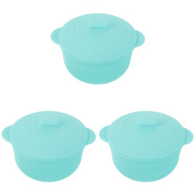 3 Pieces Wax Melter Silicone Bowl Mini Heater Silicone Wax Warmer Liner DIY Beauty Bowl Wax Warmer Silicone Bowl Child
