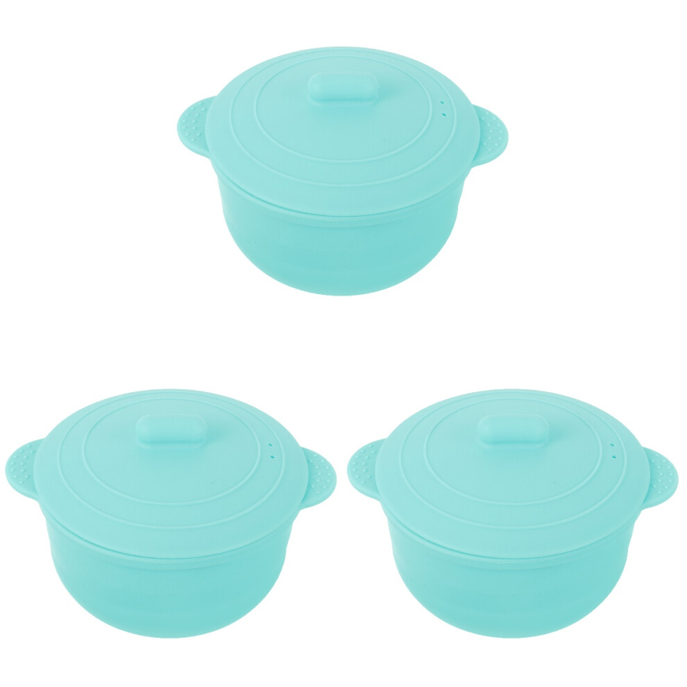 3 Pieces Wax Melter Silicone Bowl Mini Heater Silicone Wax Warmer Liner DIY Beauty Bowl Wax Warmer Silicone Bowl Child