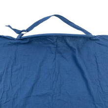 New Muslin Nursing Blanket, Breathable Cotton Blanket Compatible with Breastfeeding and Pumping with Rigid Ring Dark Blue