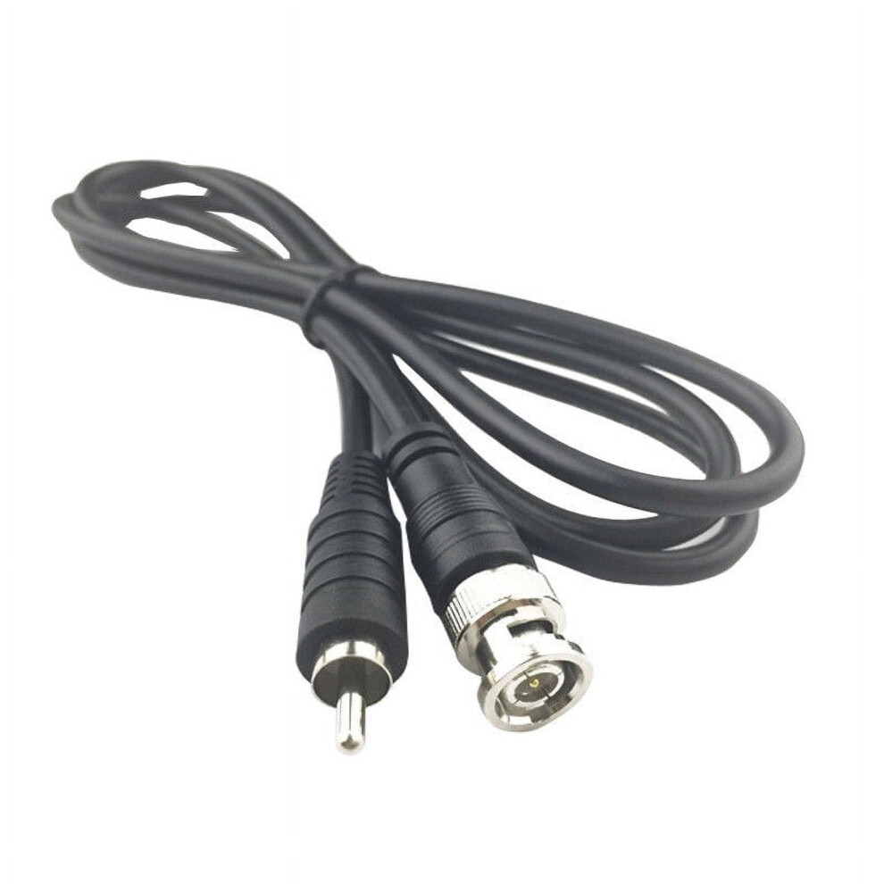 Bnc Male To Rca Male Coax Cable Cord Adapter Connector For Cctv Dvr Camera Lot 9165521347513