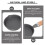 Single Handle Double Bottom Frying Pan for Egg Food Egg Mini Omelette Pan 2