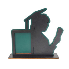 DIY 2024 Graduation & Back to School Wooden Photo Frame - Table Decor for Girls, Home Desktop Ornament