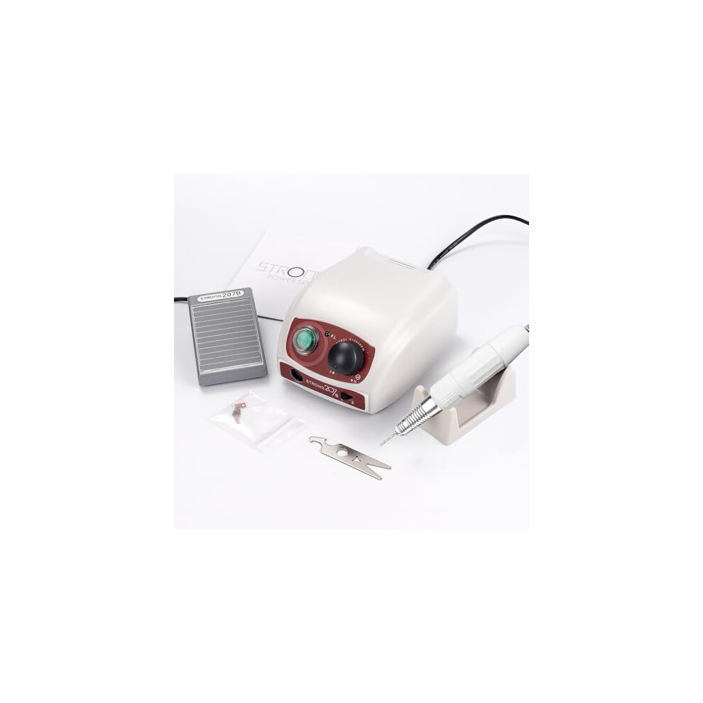 Electric Nail Drill 35000RPM 65W Professional Manicure Pedicure Tool with Low Vibration