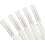 Ceramic Chopsticks Set with Elegant Wave Pattern, Reusable Bone Porcelain, Dishwasher Safe 2