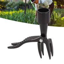 Aluminum Alloy Garden Weed Puller with Secure FourClaw Grip for Easy Stand Up Weeding