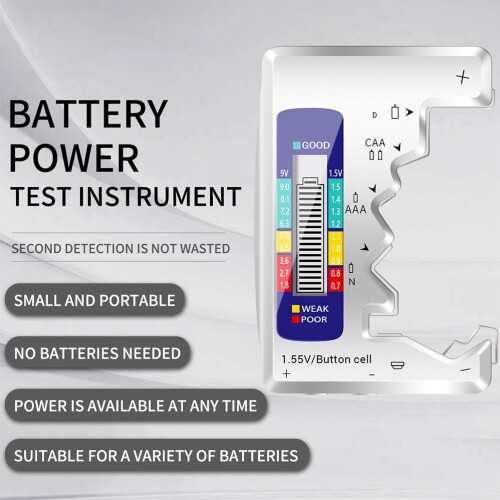 Battery Tester Car Batteries Tool Portable Load Capacity Testing Device Supply Checker Auto Tools 1