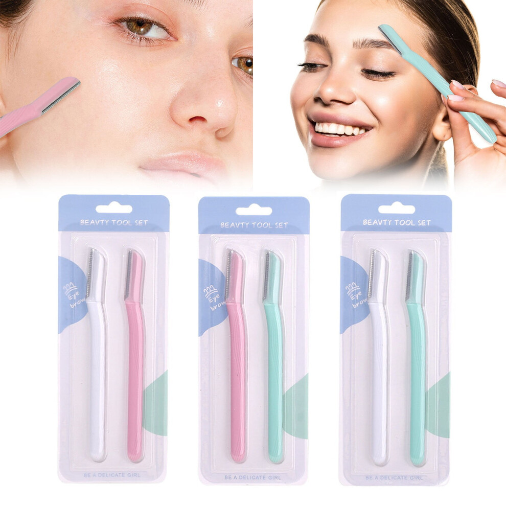 Miayilima Facial For Face. Eyebrow For Sensitive Skin Multipurpose Face Shavers For S Face Lips & Eyebrows 2Pcs