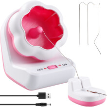 Electric Bead Spinner for Jewelry Making, Automatic Clay Beads Bowl with 2 Needles & 1 USB Thread, Compatible with Wrvxzio