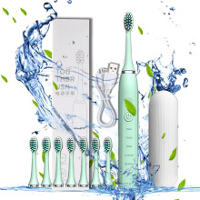 DagobertNiko Electric Toothbrush with 5 Brush Heads, Toothbrush Box, 5 Modes, 20-speed Timer, IPX7 Waterproof