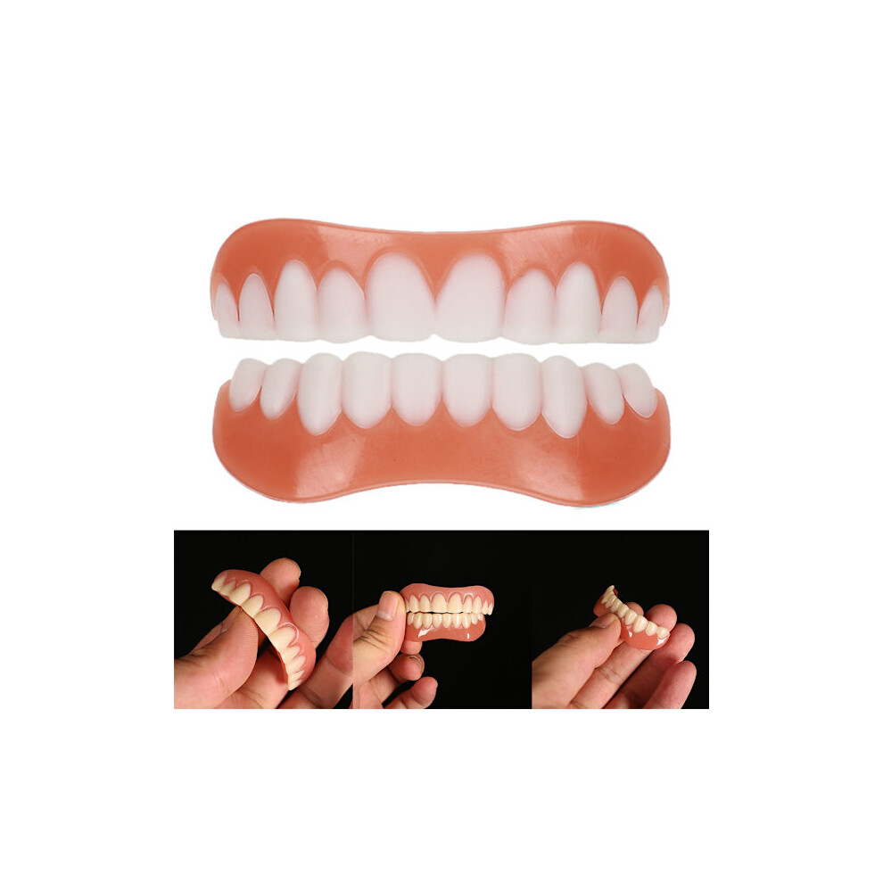 2 sets of dentures, upper and lower jaw dentures, natural and comfortable, protect teeth