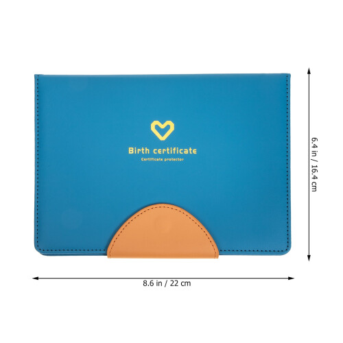 Important Document Organizer Baby Certificate Holder Birth Certificate Protector 2