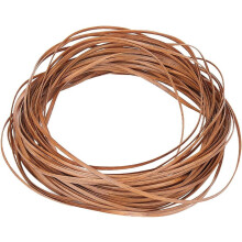 5mm x 30m Rattan Repair Kit, Plastic Flat Wicker Weaving Reed, Synthetic Cane for Garden Patio Chair Sofa, Compatible with Basket Furniture