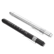 2 Pcs Medical Pen Nurse Light Flashlight Aluminum Alloy Cm Ruler